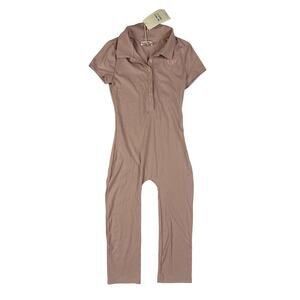 My Mum Made It - Polo Unitard in Blush Pink